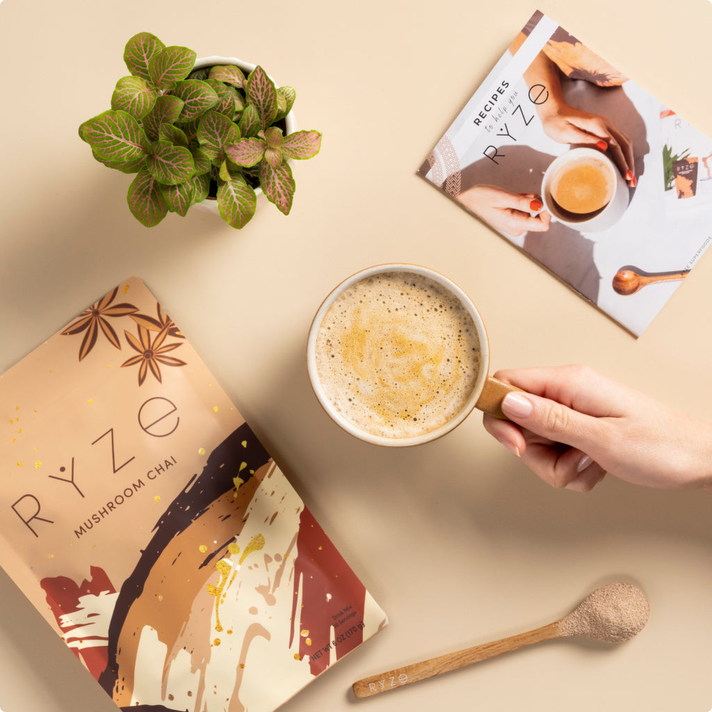RYZE Mushroom Chai Starter Bag