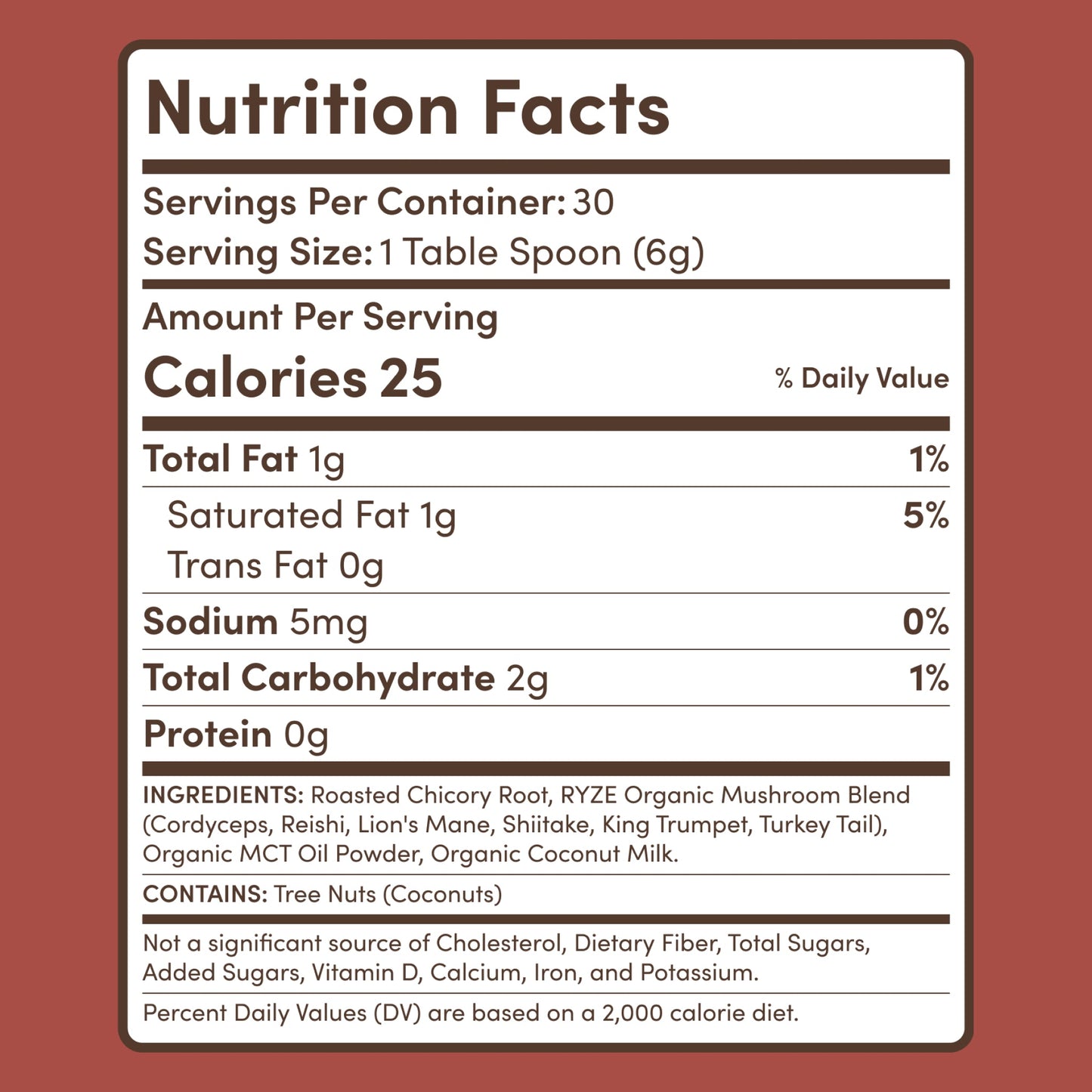 Mushroom Chicory (30 Servings)