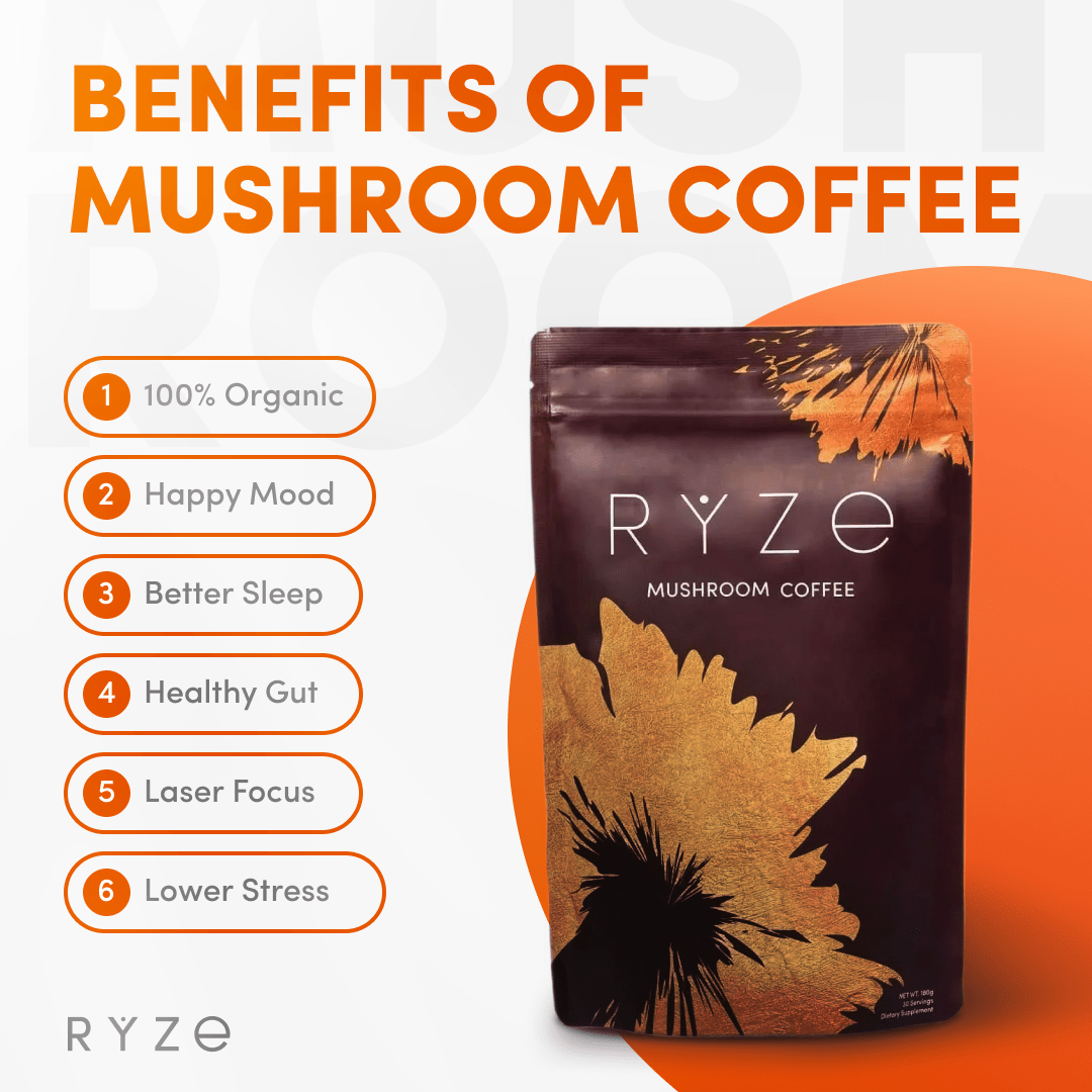 RYZE Day + Night Bundle (Mushroom Coffee + Mushroom Cocoa)